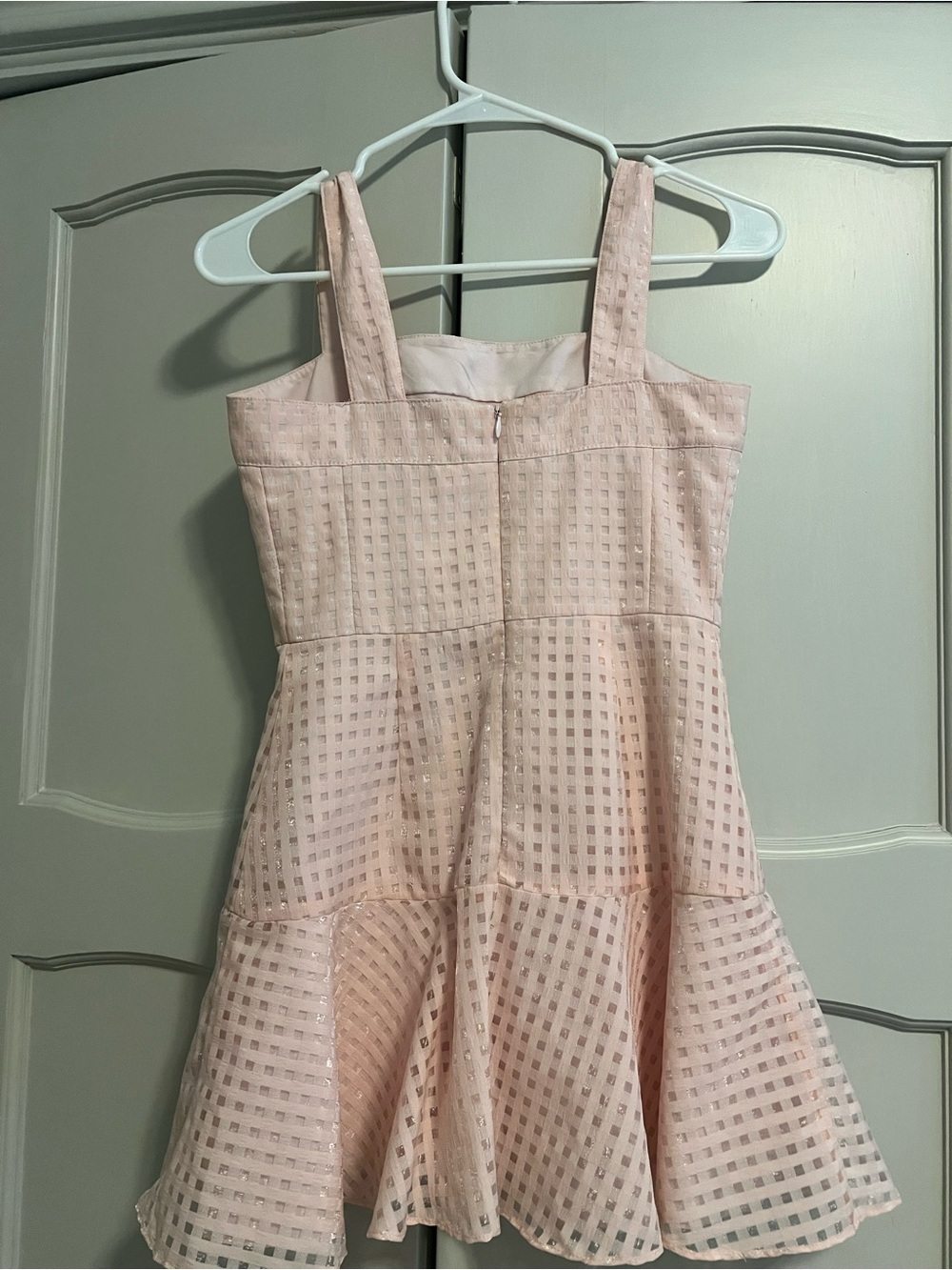 Amanda Uprichard Blush Pink Midi Dress - Picture 2 of 4